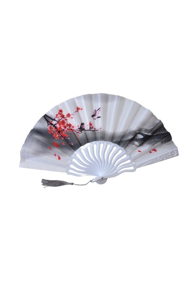 YELPAZE DÜNYASI Yelpaze Sakura Çi̇çek Desenli̇ Şik Seri̇nleti̇ci̇