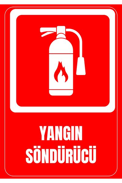 Girl Power 35 X 50 Fire Extinguisher Foil Printing Sticker Warning Sign