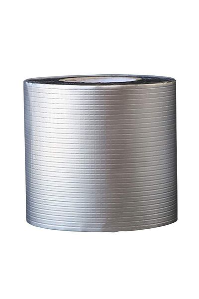 SIKS Bandă hidroizolatoare bituminoasă cu cauciuc butilic, etanșare acoperiș, lățime 15 cm x lungime 5 m, argintie