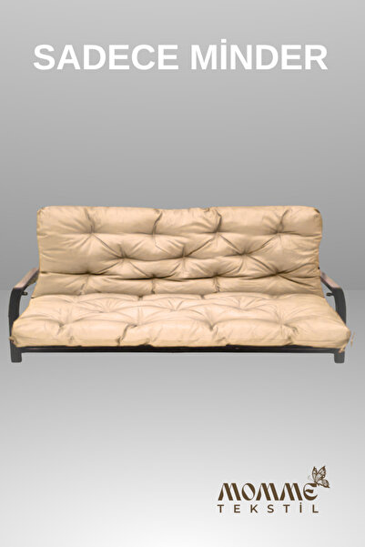 MoMMe Bank Minderi Bahçe Minderi Salıncak Minderi 50x150 Cm BEJ