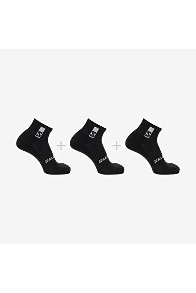 Salomon Καθημερινές κάλτσες Ankle 3 Pack Μαύρες (αποστολή σε 3 ζευγάρια)