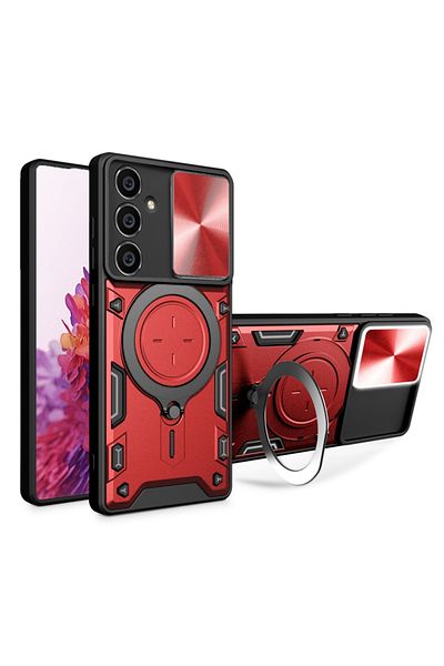 Techsuit Case for Samsung Galaxy A54 - Techsuit CamGuard Pro - Red