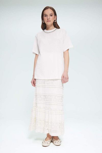 DeFacto New Season Regular Fit Crew Neck Short Sleeve Tunic