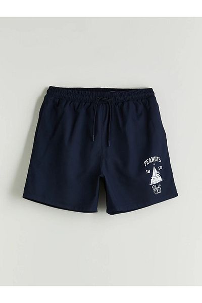 LC Waikiki Xside navy blue short length men's swim shorts