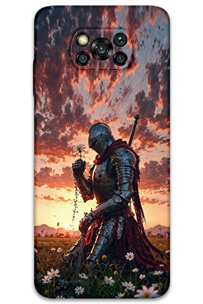 Gramaphone Poco x3 NFC Uyumlu Retro Desenli Telefon Kılıfı + Ekran Koruyucu -...