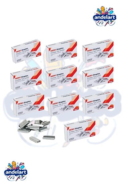 andelart Zımba Teli No:10 Beyaz 10 Kutu(10.000 ADET ZIMBA TELİ)