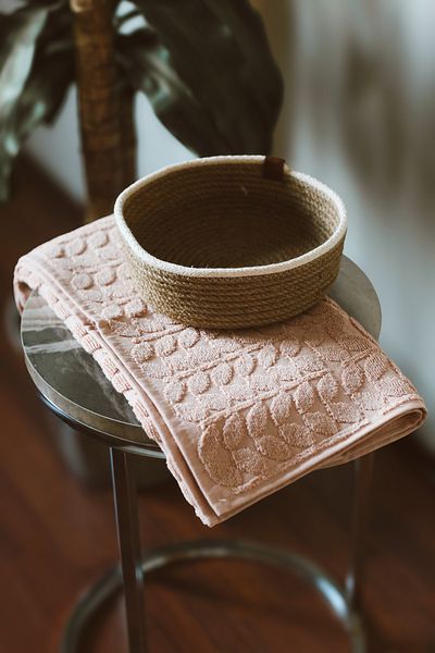 Home Soft Touch Hand Face Towel Set 100% Cotton Pastel Color Patterned 50X90 cm