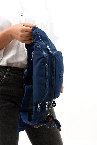 OLDSO Sanmorris Unisex Water Resistant Crinkle Fabric Adjustable Waist and Shoulder Bag 3043
