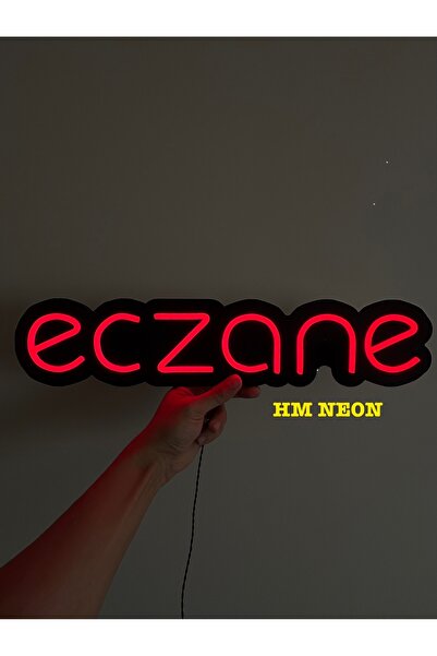 HM NEON LİGHT Eczane Yazılı NEON Led Tabela