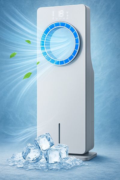 Sanford Portable Air Cooler & Humidifier – 4 Modes, 3-Speed Fan, Timer, LED Display, 3.5L Tank + 2 Ice Boxes