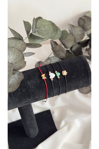 Trend Mum Natural Stone Heart Love Bracelet, 4 Love Bracelets