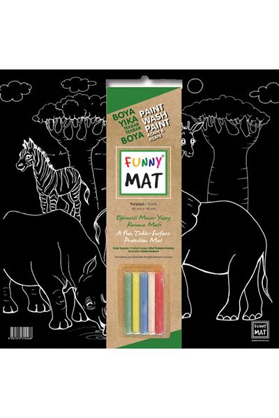 Akademi Yayınları Funny Matte Black Earth (Chalky)