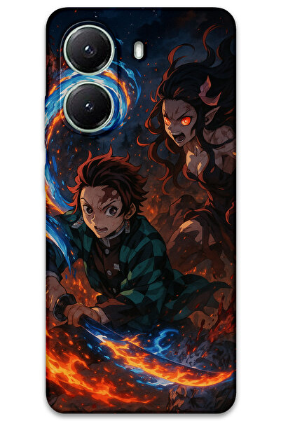 Gramaphone Poco x7 Pro Uyumlu Anime Desenli Telefon Kılıfı + Ekran Koruyucu - 5745