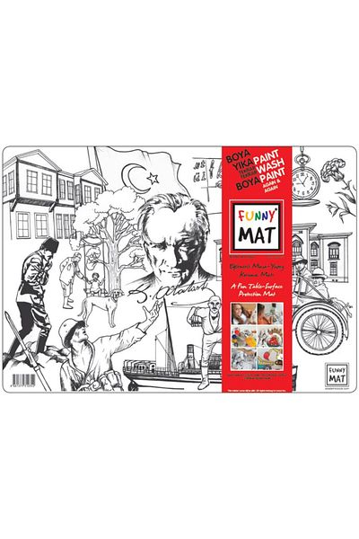 Akademi Yayınları Academy Child - Funny Mat - Mustafa Kemal Atatürk (New)
