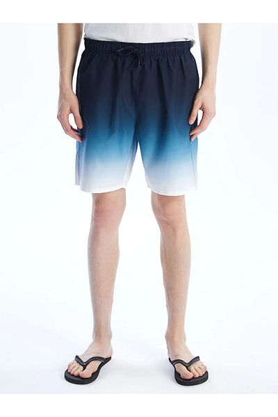 LC Waikiki Xside Turquoise Short Length Patterned Men's Swim Shorts
