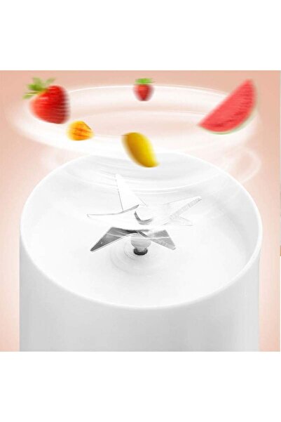 SIKS Mini Portable Blender JU4000 SIKS, Capacity 300 ml, USB Charging, 50W, Pink