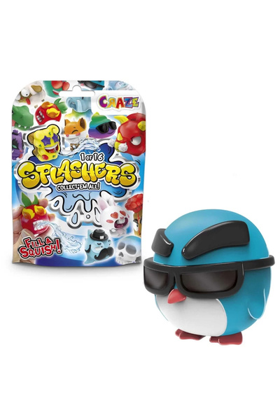 TOYFEST 4 Pcs Surprise Splashers Fill & Squish! Tightness Stress Relief Soft Mini Water Gun