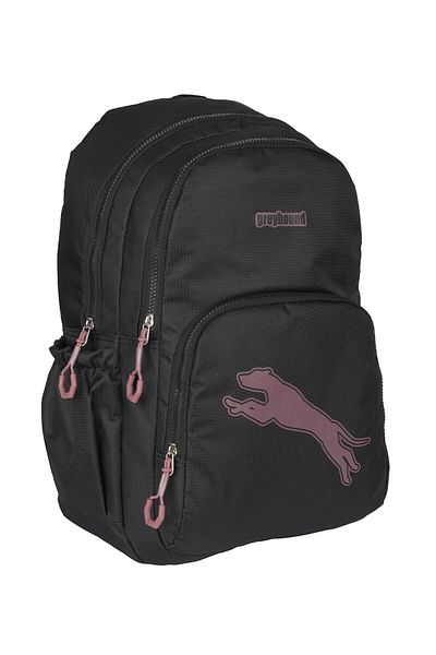 RKY SERENITY Greyhound Water Resistant Lined Fabric Multi-Compartment Large Internal Volume Backpack