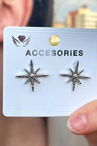 TAKIPORT Minimal Polar Star Women's Earrings