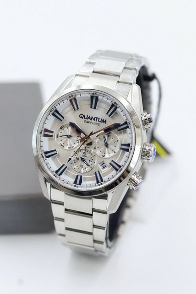 Quantum Sapphire Glass Steel Cord Men Wrist Watch Asw123-I1968Q