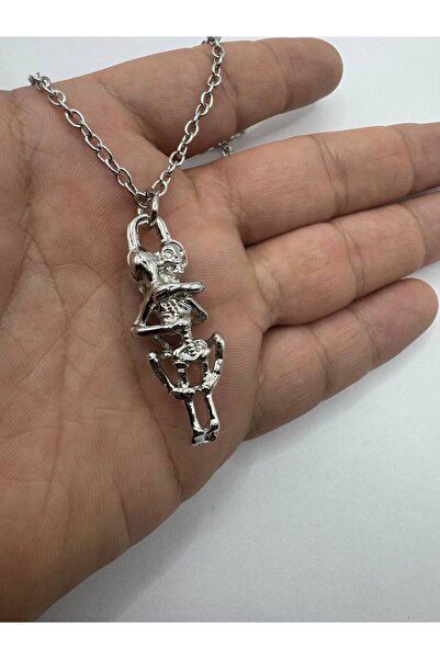 Yuchicly قلادة للرجال والنساء على شكل هيكل عظمي يحتضن |   موضوع الحب القوطي |...