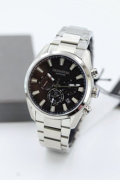 Quantum Sapphire Glass Steel Cord Men Wrist Watch Asw123-I1967Q
