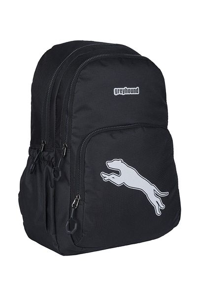 RKY SERENITY Greyhound Water Resistant Lined Fabric Multi-Compartment Large Internal Volume Backpack