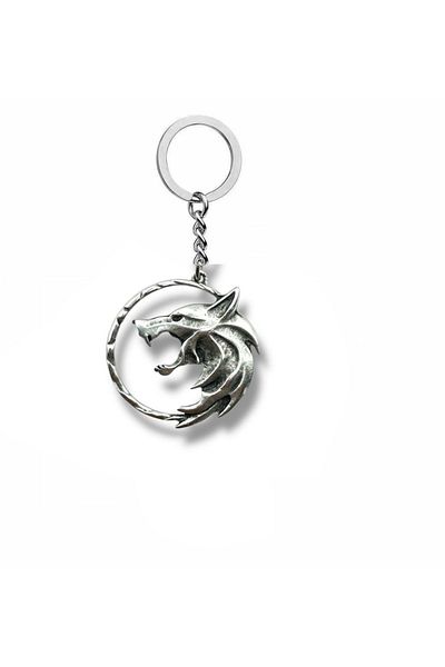 Herşey Nota The Witcher Themed Circle Figured Unisex Keychain |   Metal |   Fantastic Game Accessory