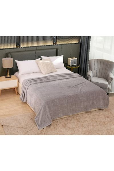 Unicorn Concept Cocolino blanket, diamond pattern, 200x230cm, Silver grey