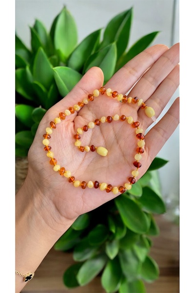 Kehribarkolyecimm Sertifikalı damla kehribar bebek kolye