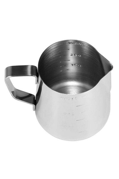 SIKS ® Milk Jug, Milk Frothing Pitcher, Cappuccino, Barista Pitcher Type, 350 Ml, Stainless Steel