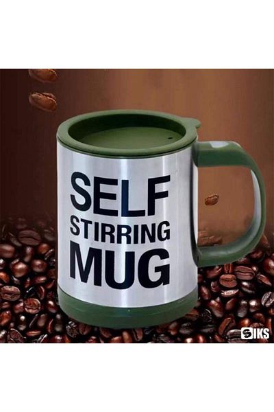 SIKS smart mug, with automatic mixing, 350 ml, Green