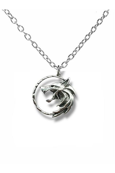 Herşey Nota The Witcher Themed Circle Chain Unisex Necklace |   Fantastic Game Accessory