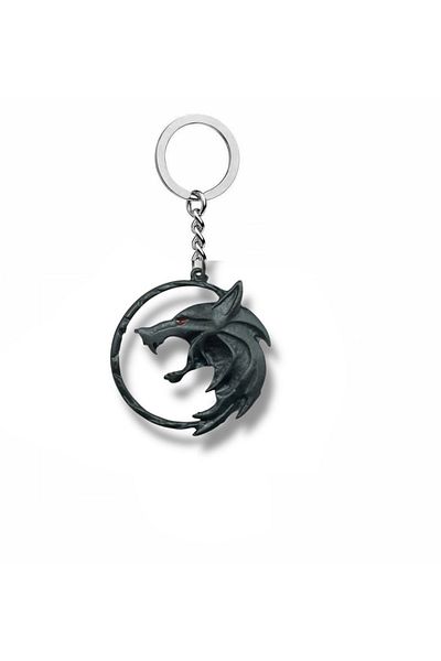 Herşey Nota The Witchers Symbol Unisex Keychain |   Metal |   Fantastic Game Themed Accessory
