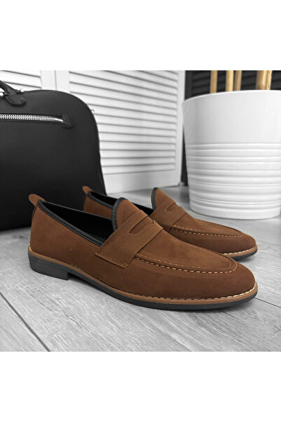 dehaine Mocasini pentru barbati, casual, din piele vegana, 12311, maro