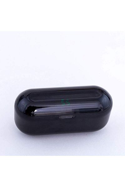 SIKS Căști Bluetooth V5.1, TWS, cutie de încărcare, control tactil, universale, negre
