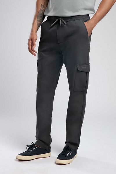 Lee Cooper Ketgo Normal Waist Normal Cut Straight Leg 100% Cotton Indigo Men's Pants