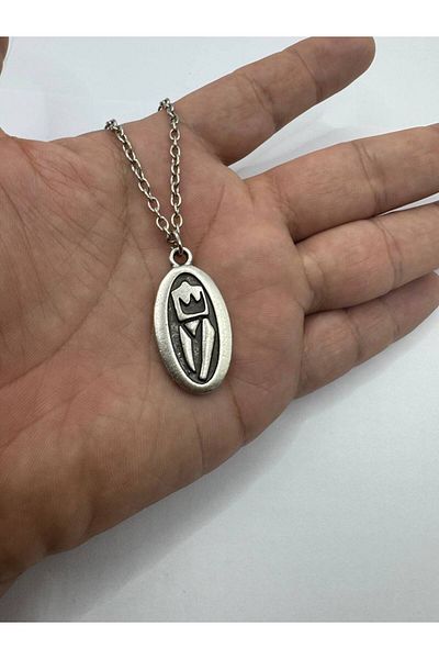 Herşey Nota Poseidon Locket Figured Unisex Necklace |   60 cm Chain Mythological Design