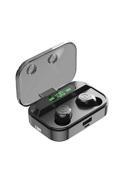 SIKS Căști audio ®, fără fir, intraauriculare, baterie de 2000 mAh, Bluetooth 5.1, control tactil