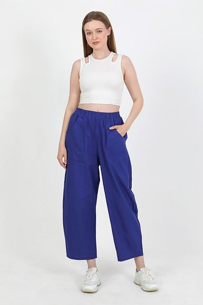 TANISA Rinora Linen Trousers with Pockets Tns-4111