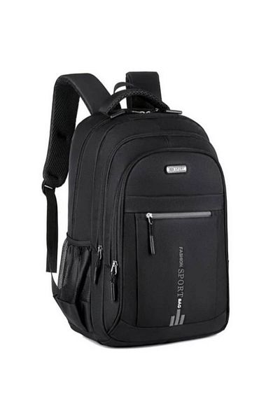 OEM Spacious School Backpack with 5 Compartments, 45x32x18, Waterproof Oxford, Large Capacity.