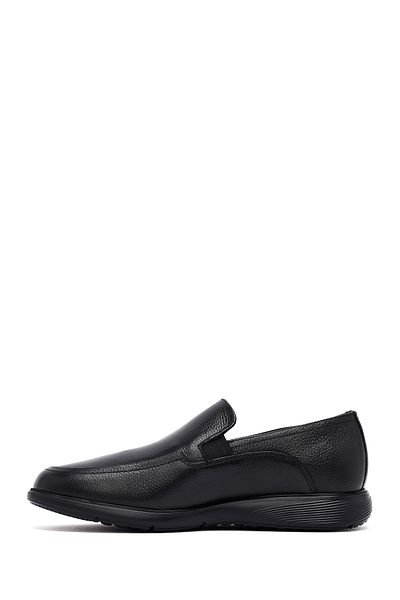 Derimod Men's Black Leather Loafer 25Sfd6421Ft