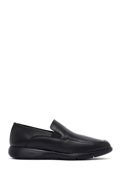 Derimod Men's Black Leather Loafer 25Sfd6421Ft