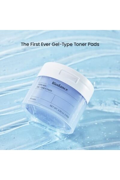 Biodance Cera-nol Gel Toner Pads - Soothing Moisturiser with Hyaluronic Acid & Ceramides for Sensiti