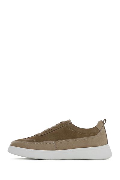 Derimod Men's Mink Laced Thick Sole Leather Sneaker 25Sfd700214