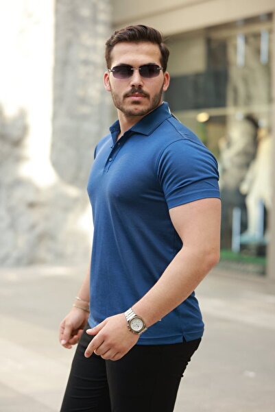 JANES Ανδρικό κοντομάνικο μπλουζάκι με γιακά