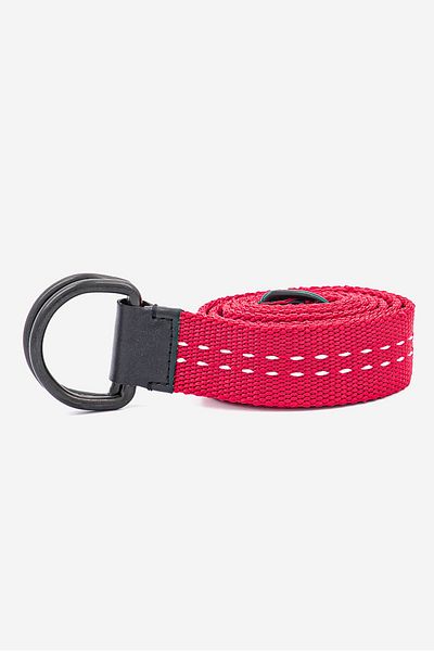 Diesel Men Printed Textured Belt, Red