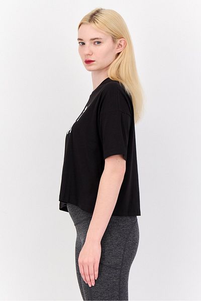 Puma Women Sportswear Fit Short Training Crop Top, Black