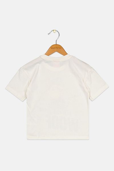 NİCKELODEON Kids Boy Raw Patrol Short Sleeves Graphic Print T-Shirts, Off White