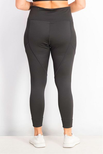 Puma Women High Waist Rib 7 and 8 Tights, Black